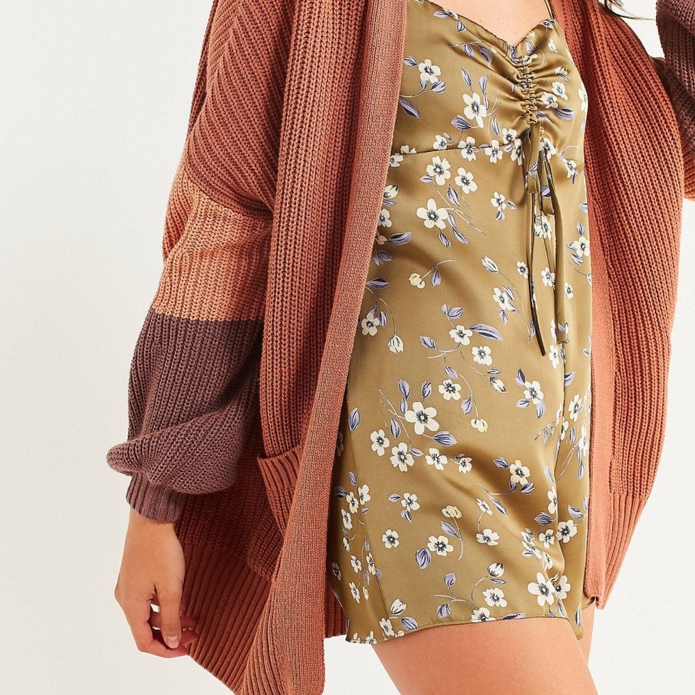 BDG Charlie Dolmon Cardigan color blocked